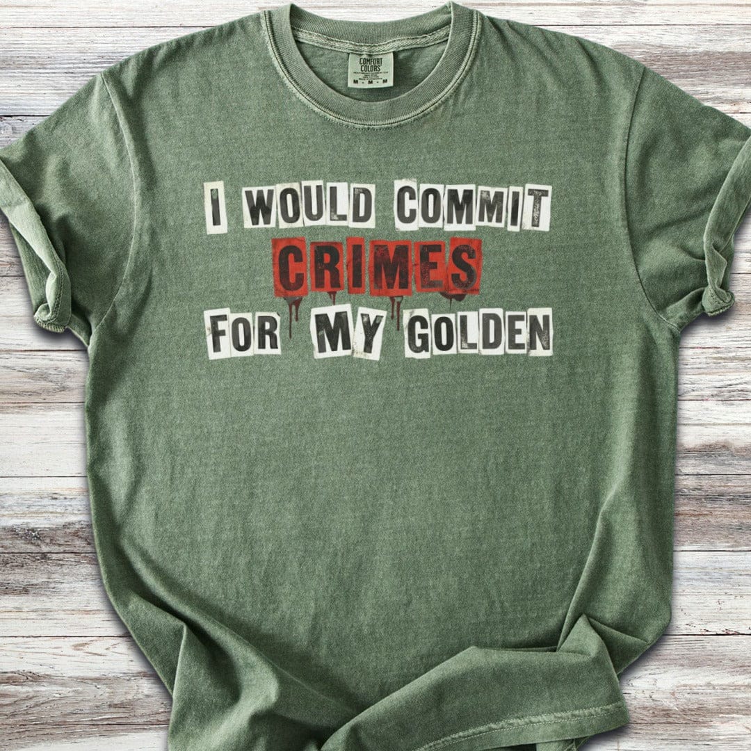 Golden Retriever Crimes T-Shirt