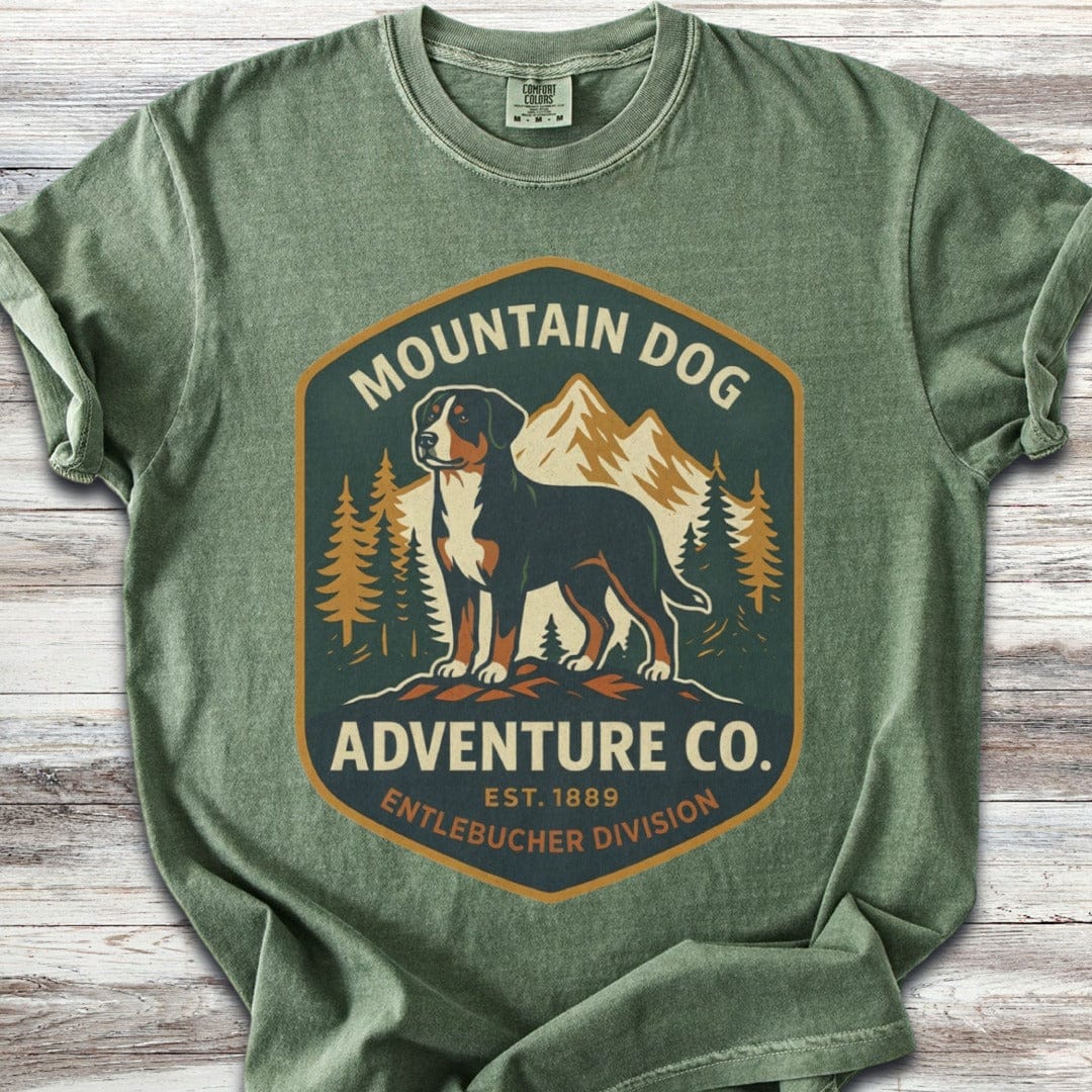 Entlebucher Mountain Dog Adventure Co T-Shirt