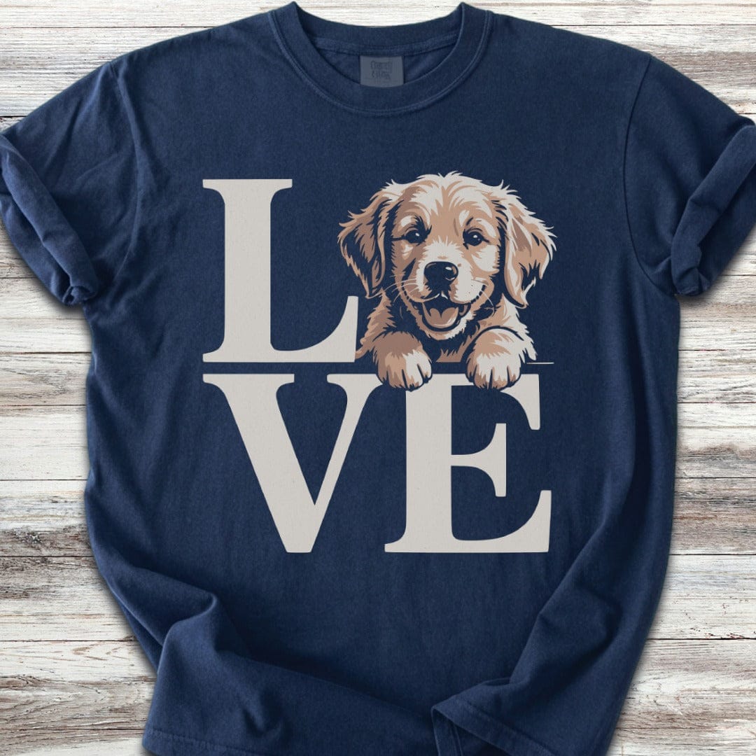 Golden Retriever Puppy Love T-Shirt