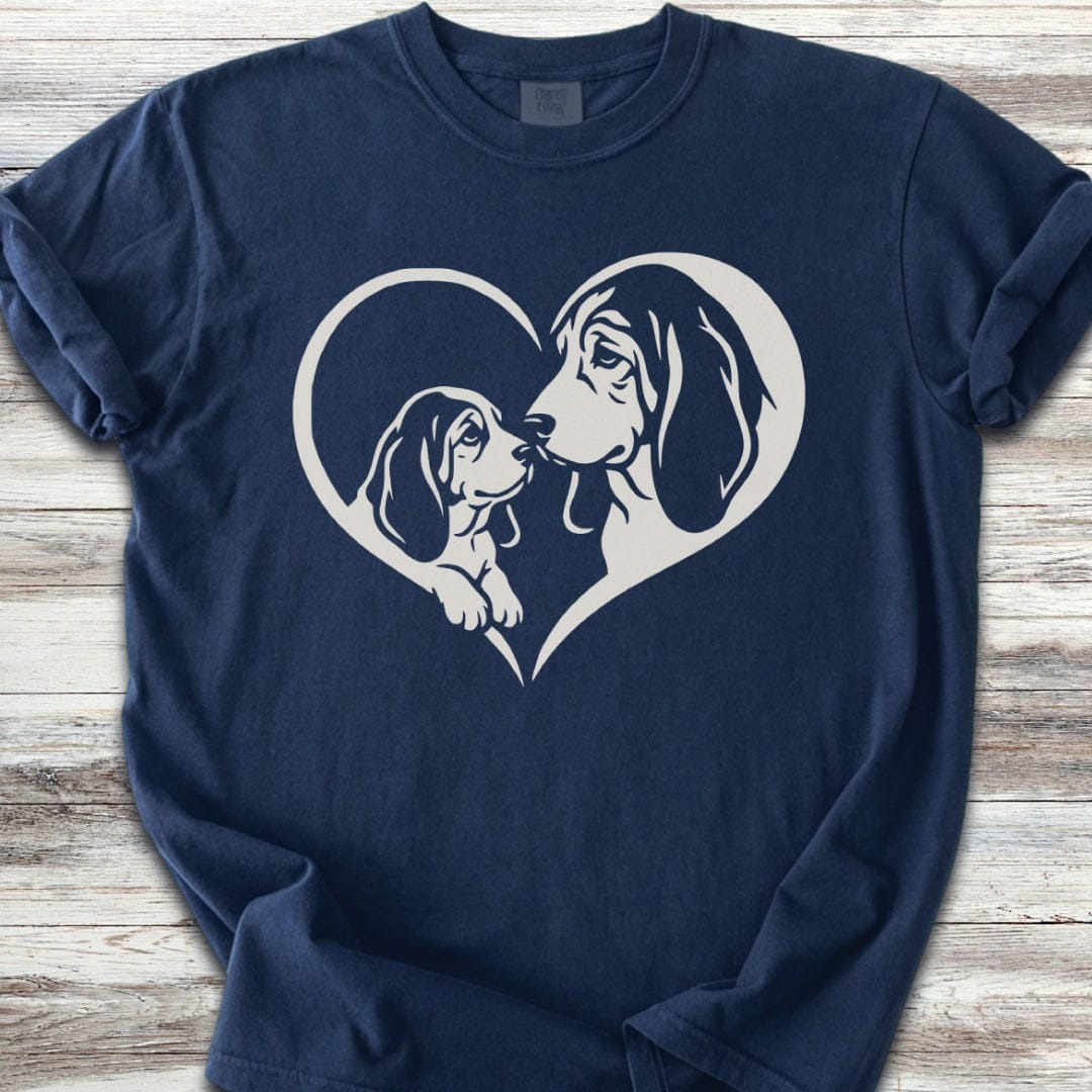 Basset Hound Heart Bond T-Shirt