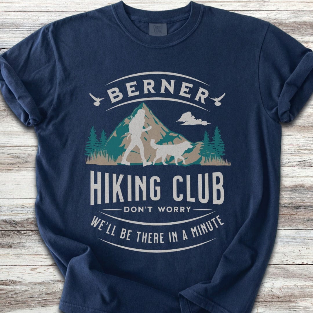 Bernese Mountain Dog Hiking Club T-Shirt