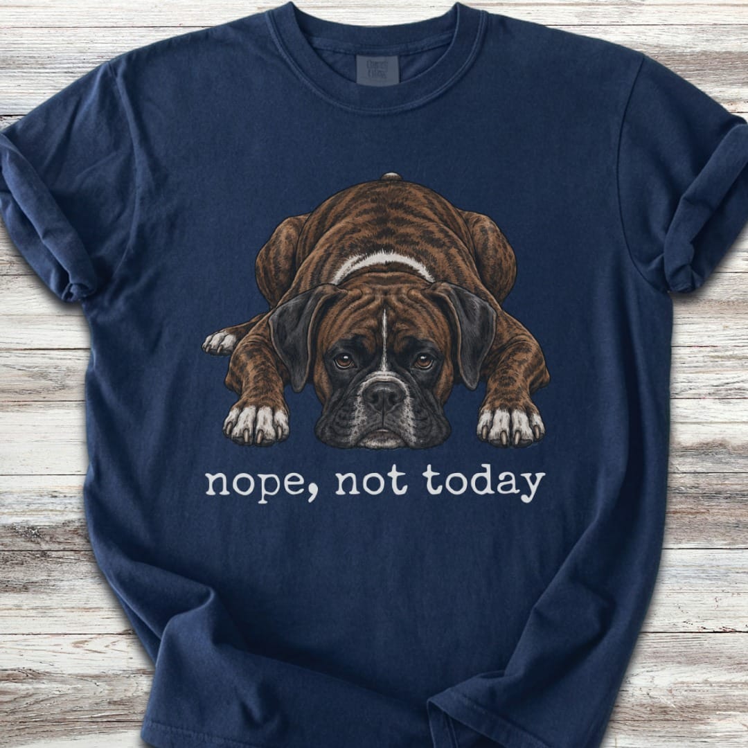 Boxer Brindle Nope T-Shirt