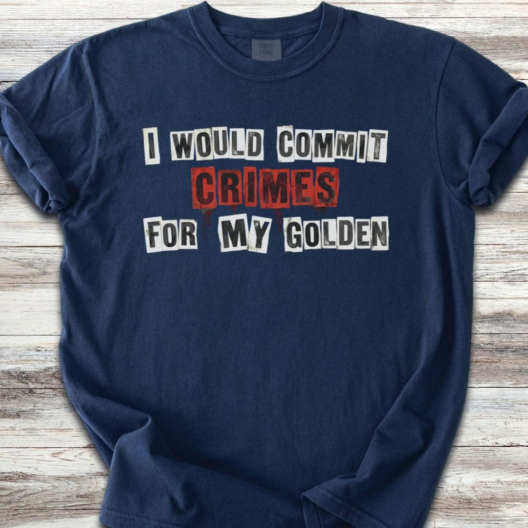 Golden Retriever Crimes T-Shirt