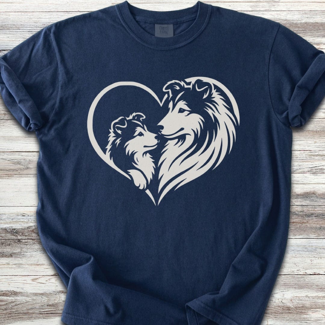 Shetland Sheepdog Heart Bond T-Shirt