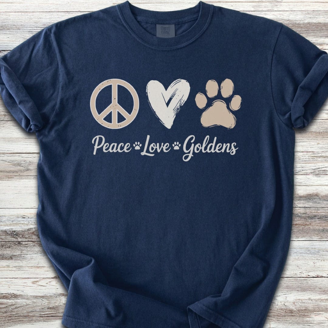 Golden Retriever Peace T-Shirt