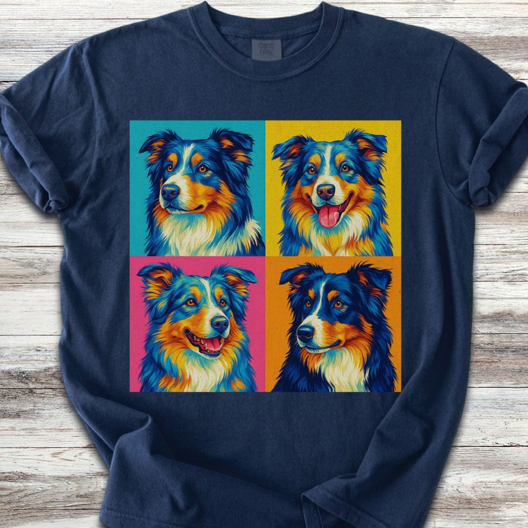 Pop Art Australian Shepherd T-Shirt