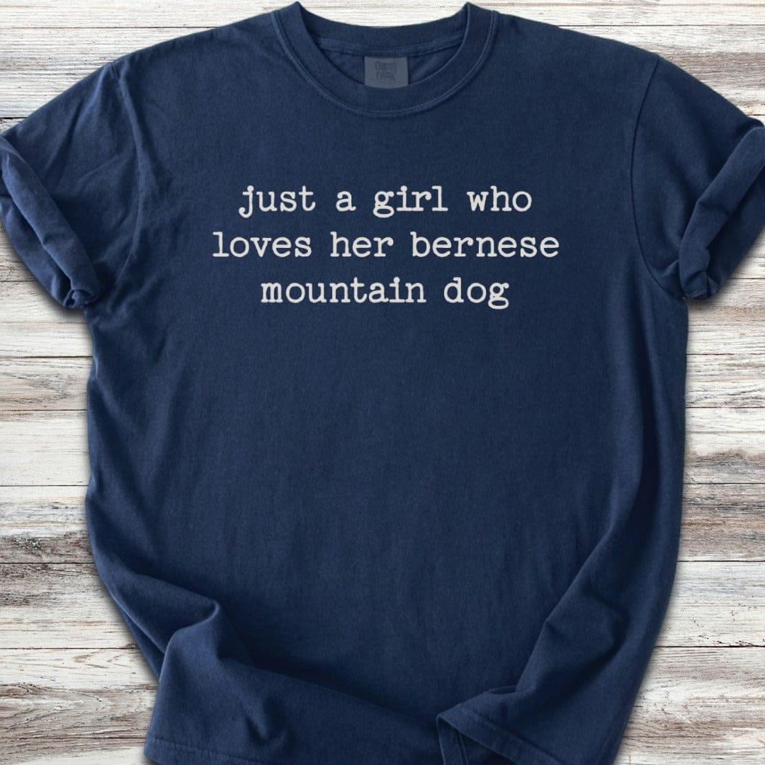 Bernese Mountain Dog Girl T-Shirt