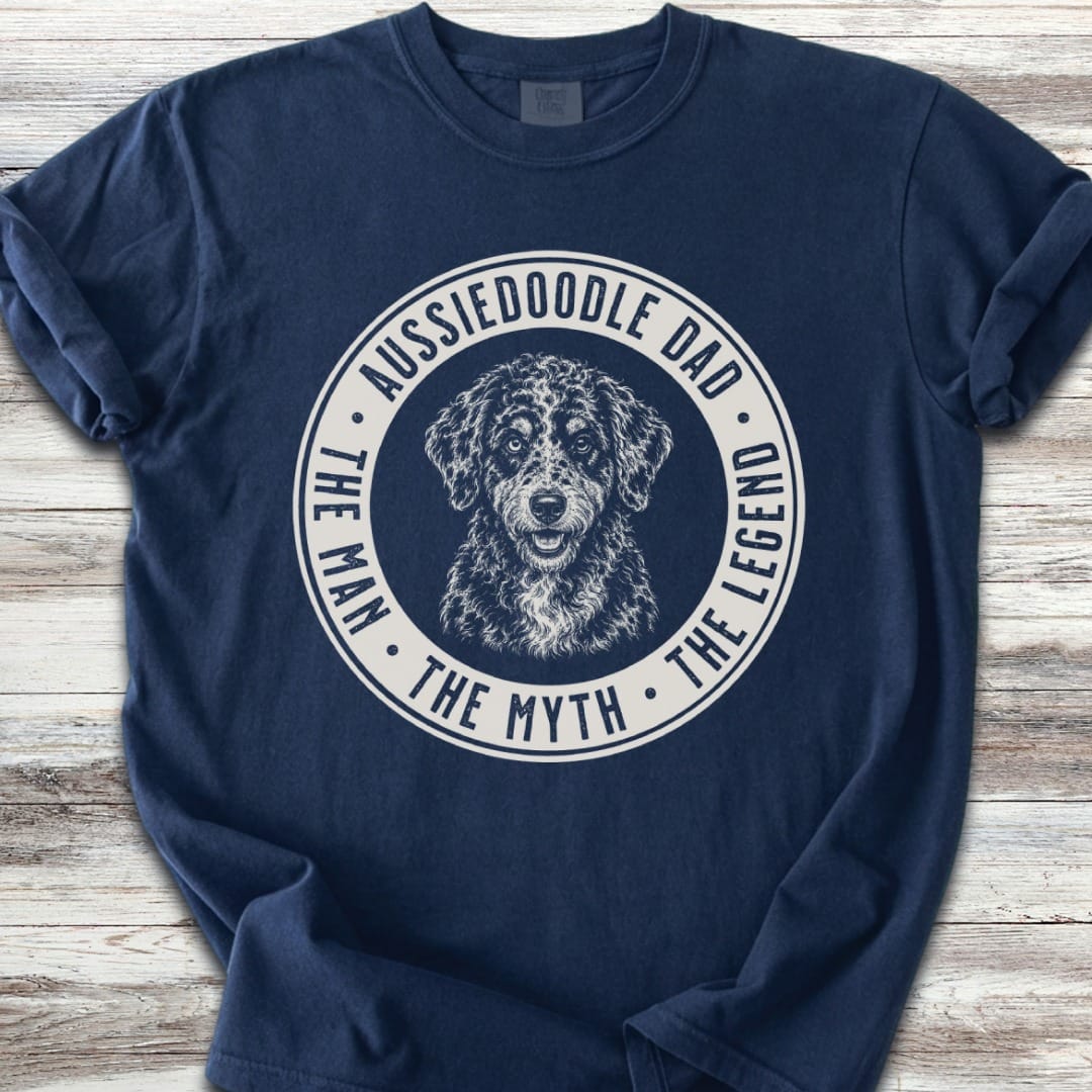 Aussiedoodle Dad Legend  T-Shirt