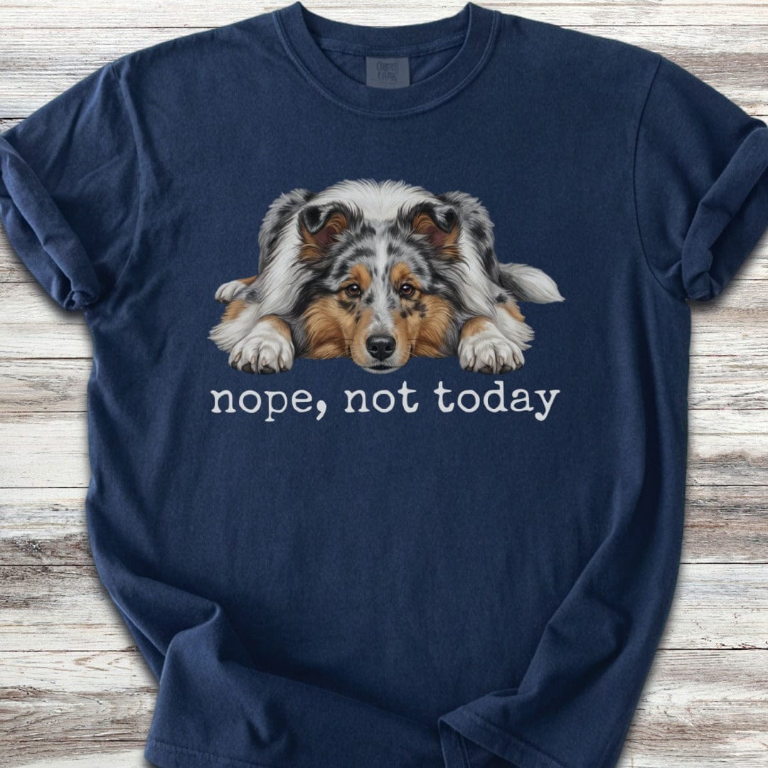 Shetland Sheepdog Blue Merle Nope  T-Shirt