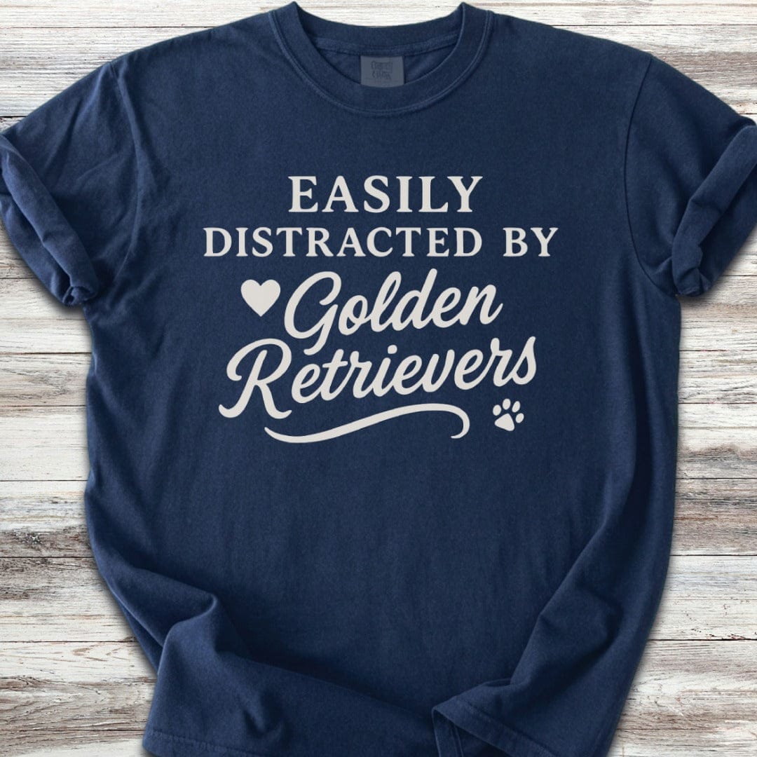 Golden Retrievers Distracted T-Shirt