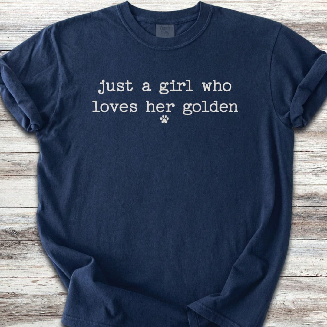 Golden Retriever Girl T-Shirt