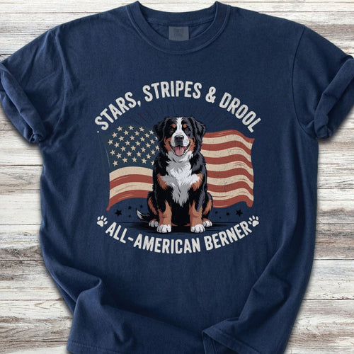 Bernese Mountain Dog All American T-Shirt