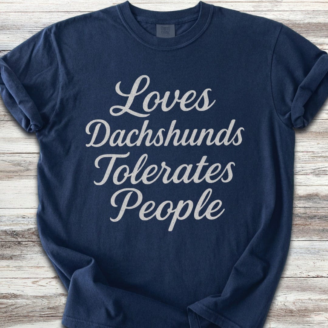 Dachshund Tolerates People T-Shirt