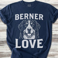 Bernese Mountain Dog Love Portrait T-Shirt