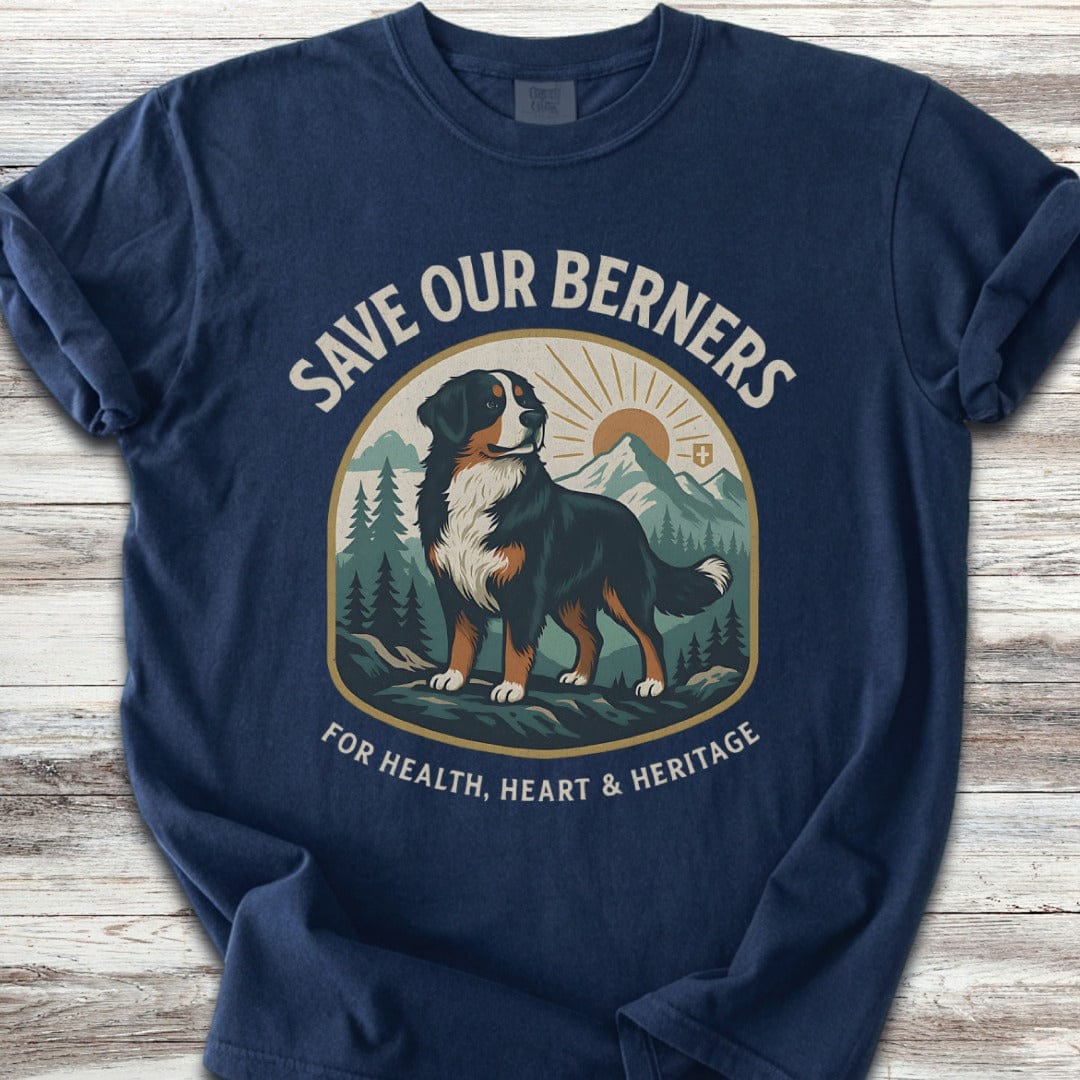 Bernese Mountain Dog Save Berners T-Shirt