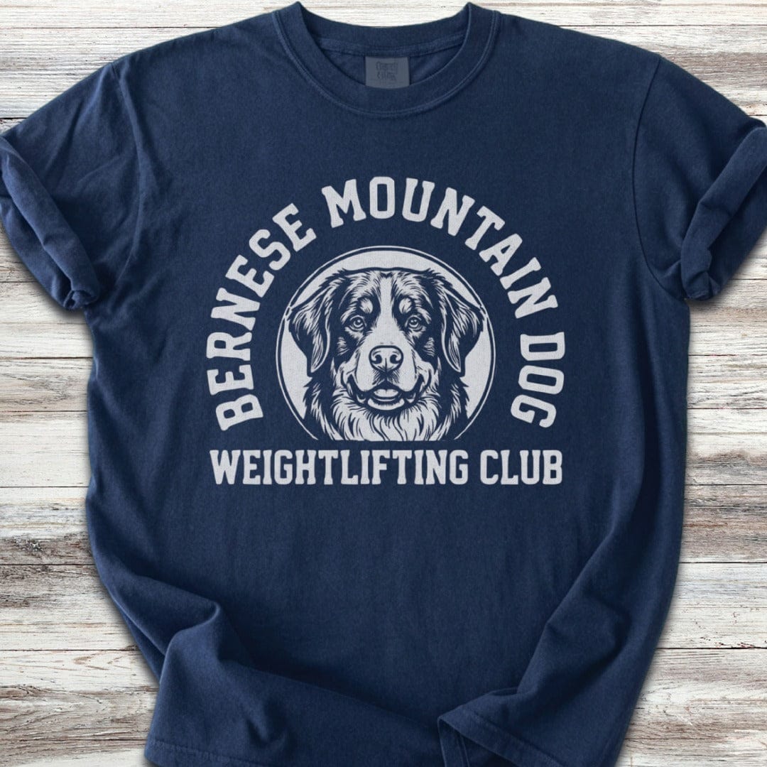 Bernese Mountain Dog Weightlifting T-Shirt