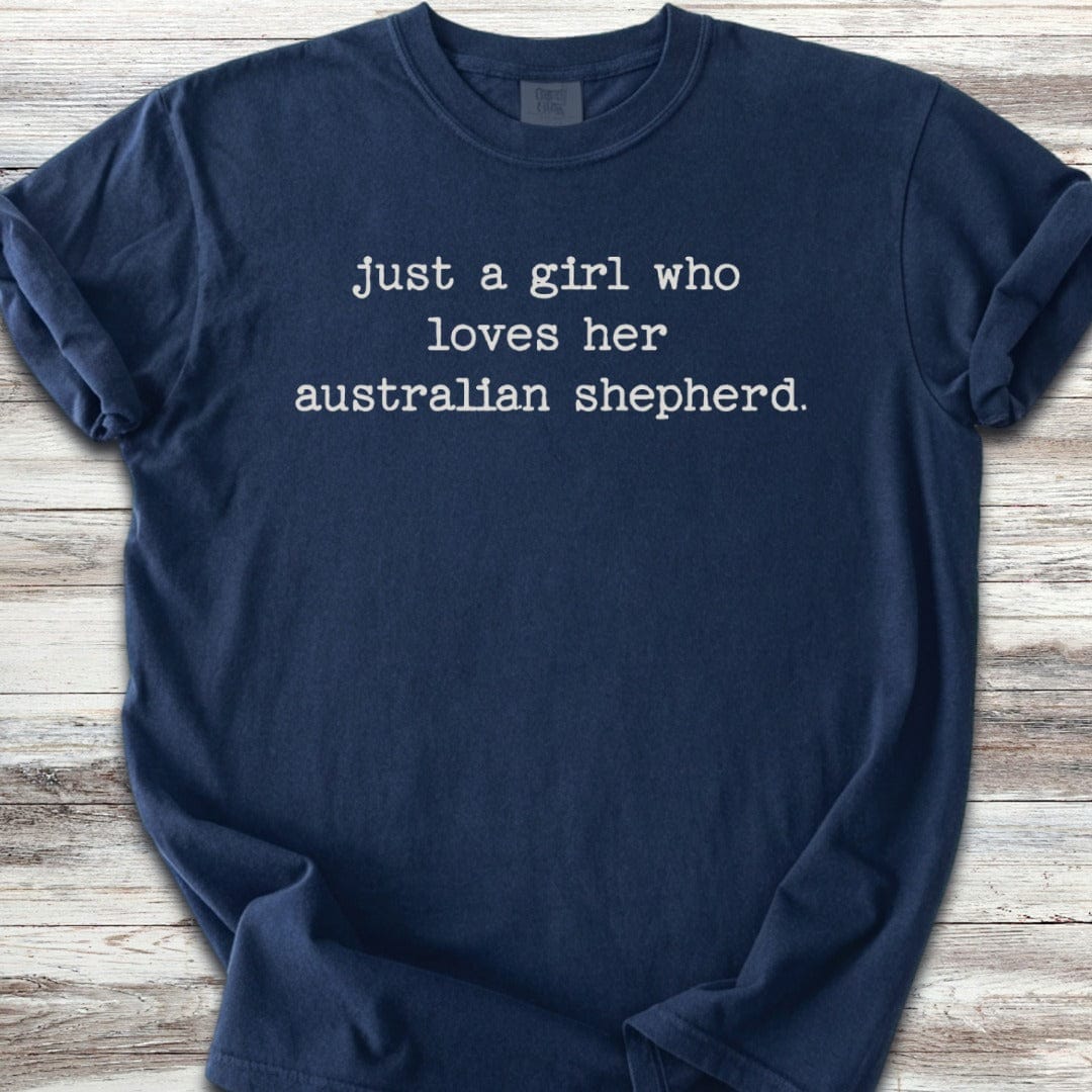 Australian Shepherd Girl T-Shirt