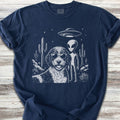 Bernedoodle Alien Selfie T-Shirt