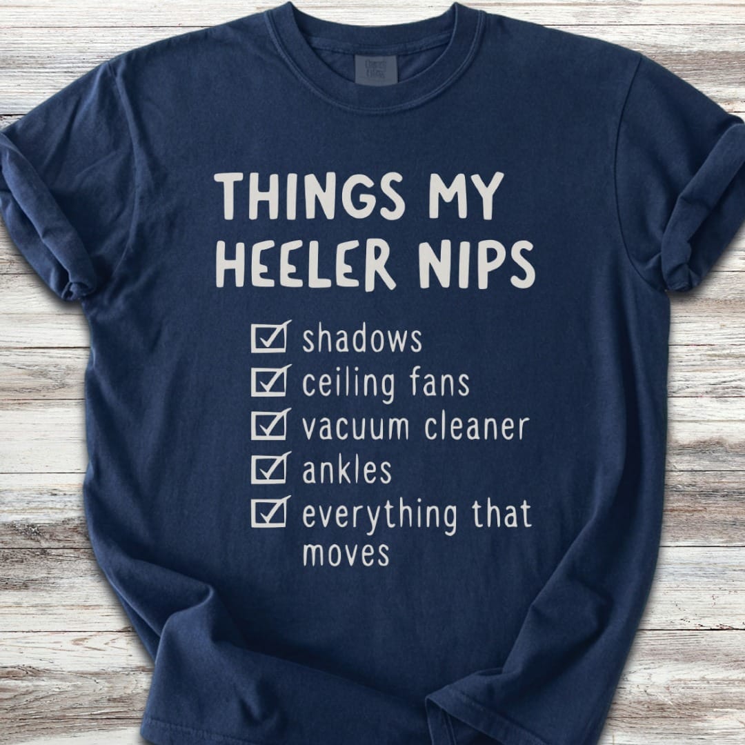 Australian Cattle Dog Nip List T-Shirt