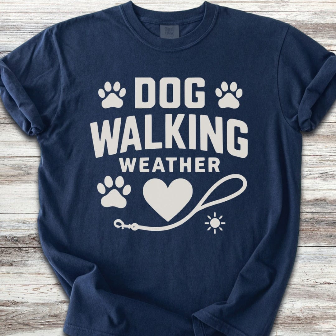 Dog Walking Weather T-Shirt