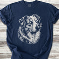 Australian Shepherd Butterfly T-Shirt