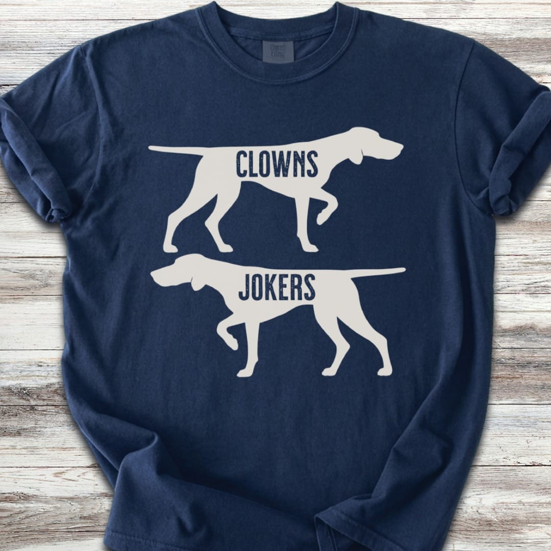 Clowns or Jokers Pointer T-Shirt