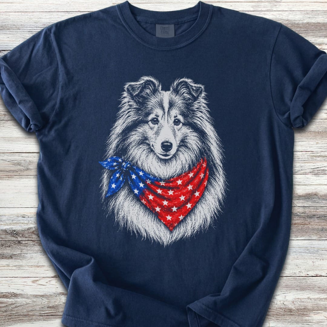 Shetland Sheepdog USA T-Shirt
