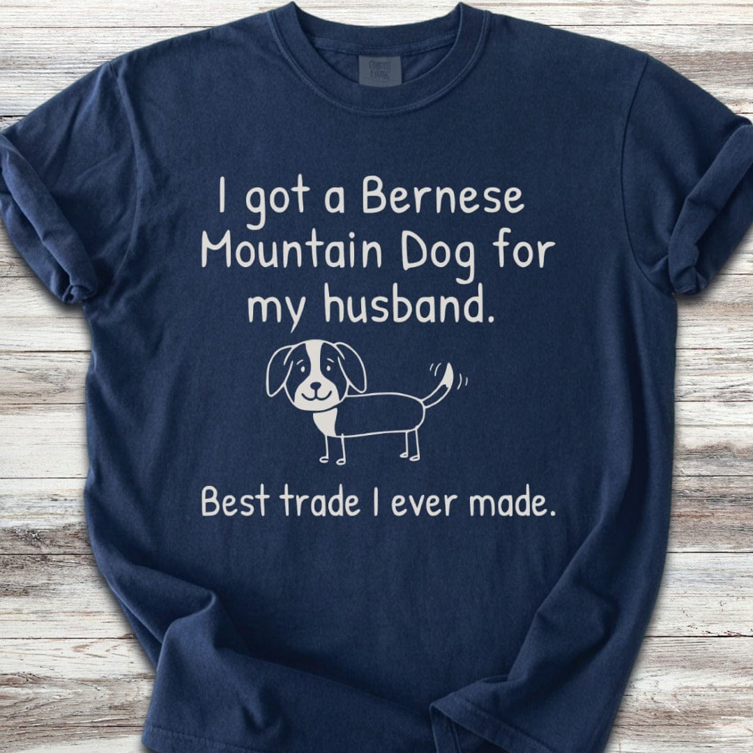 Bernese Mountain Dog 4 Husband T-Shirt
