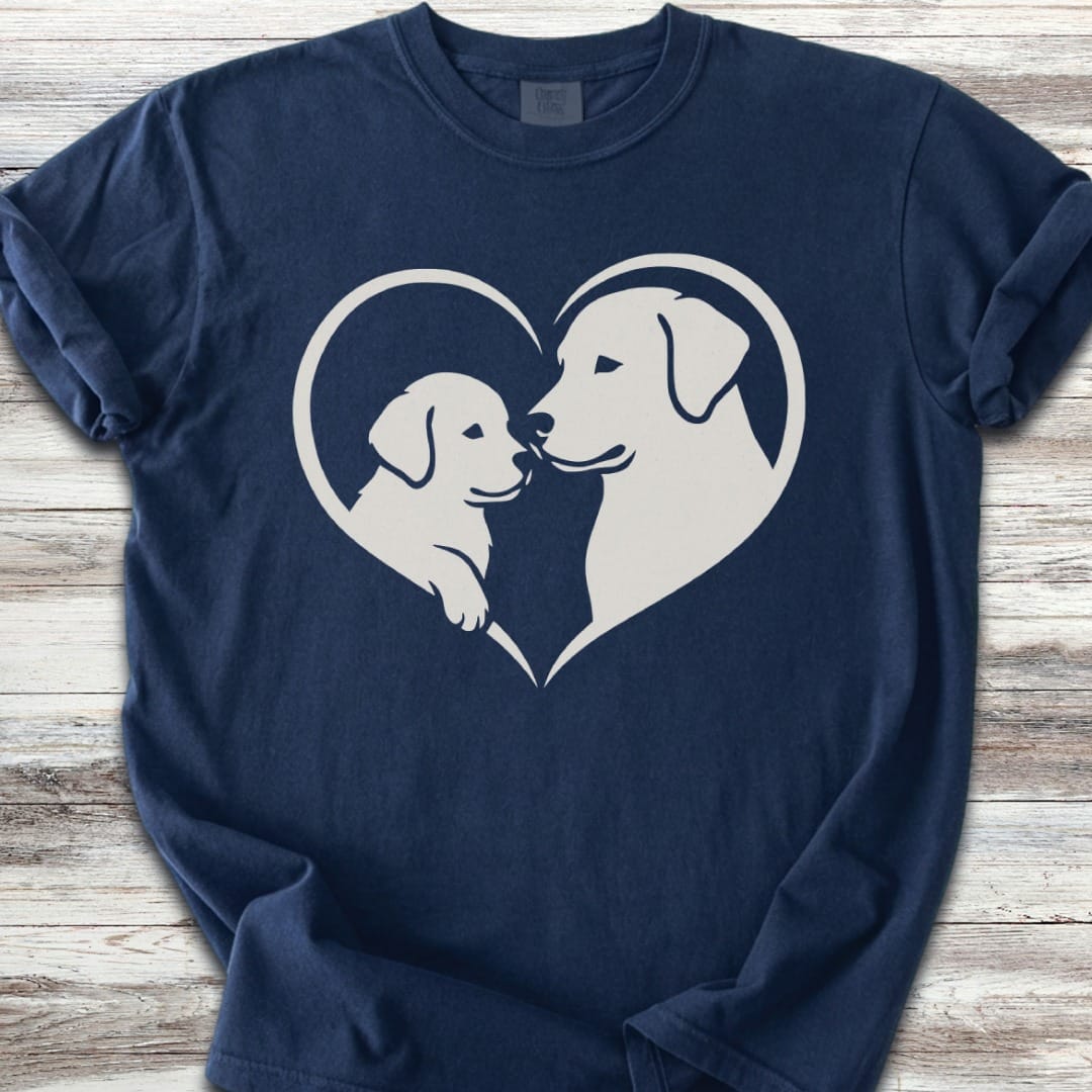 Labrador Retriever Heart Bond T-Shirt