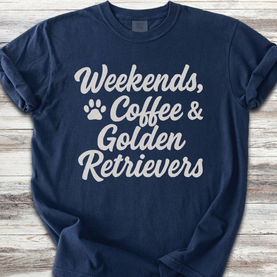Golden Retriever Weekends T-Shirt