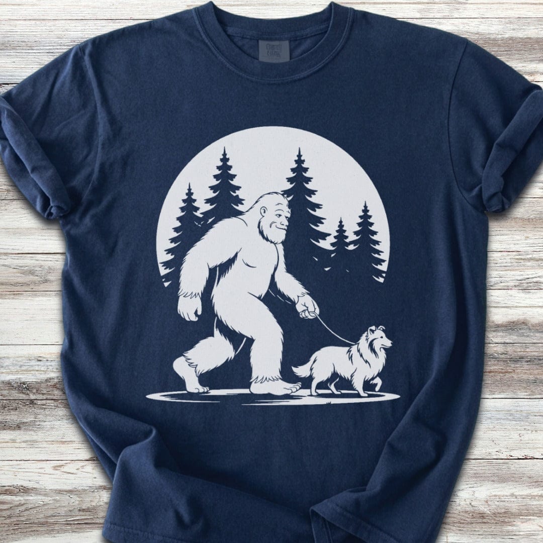 Shetland Sheepdog Bigfoot T-Shirt