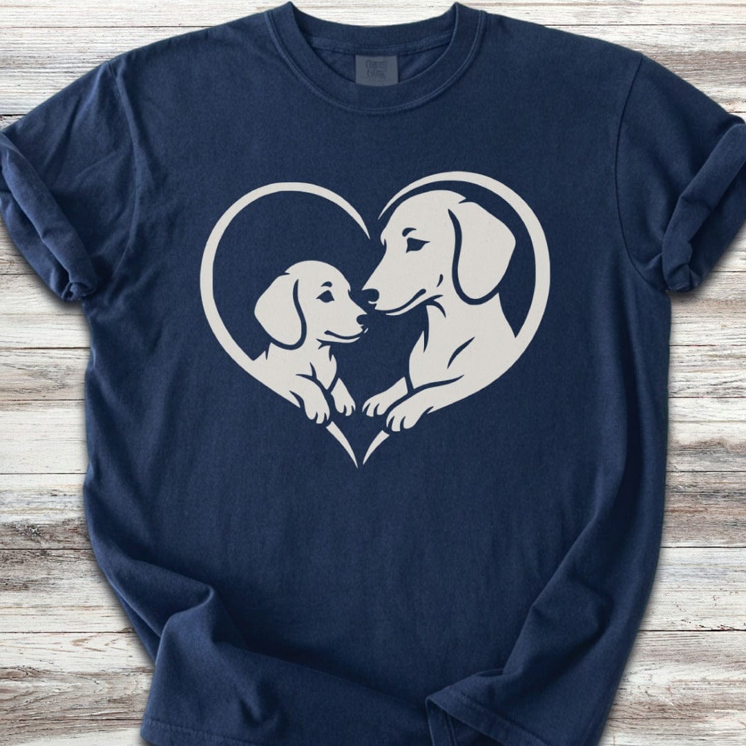 Dachshund Heart Bond T-Shirt