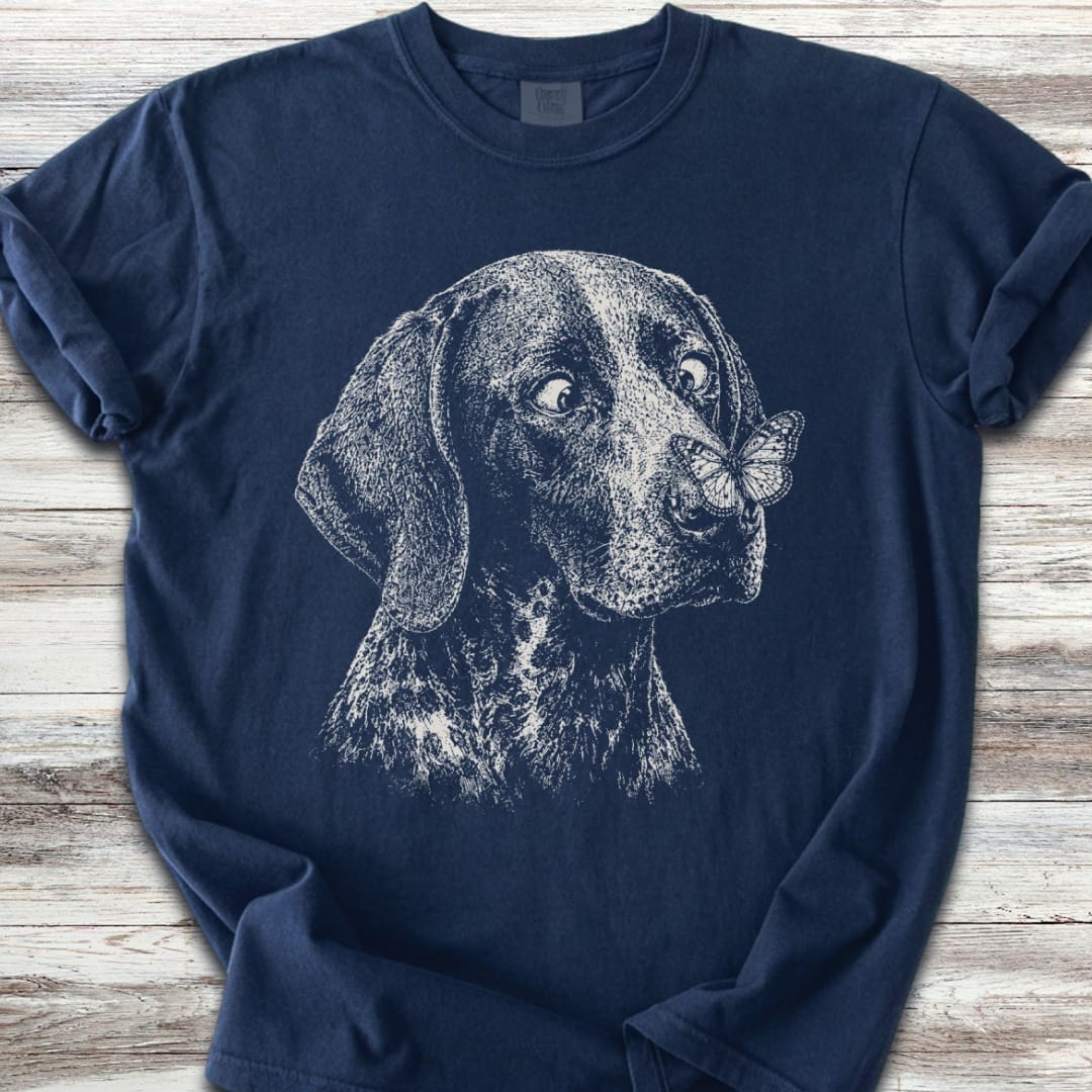 German Shorthaired Pointer Butterfly T-Shirt