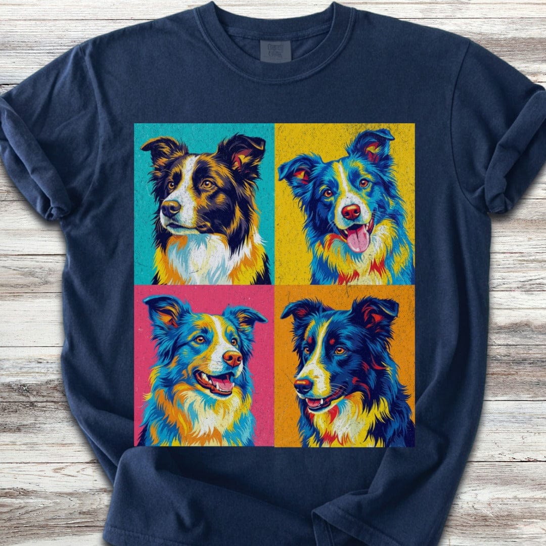 Border Collie Pop Art T-Shirt