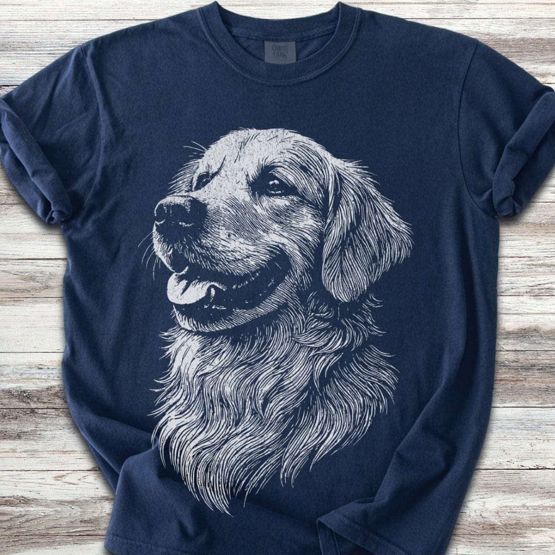Golden Retriever Sketch T-Shirt