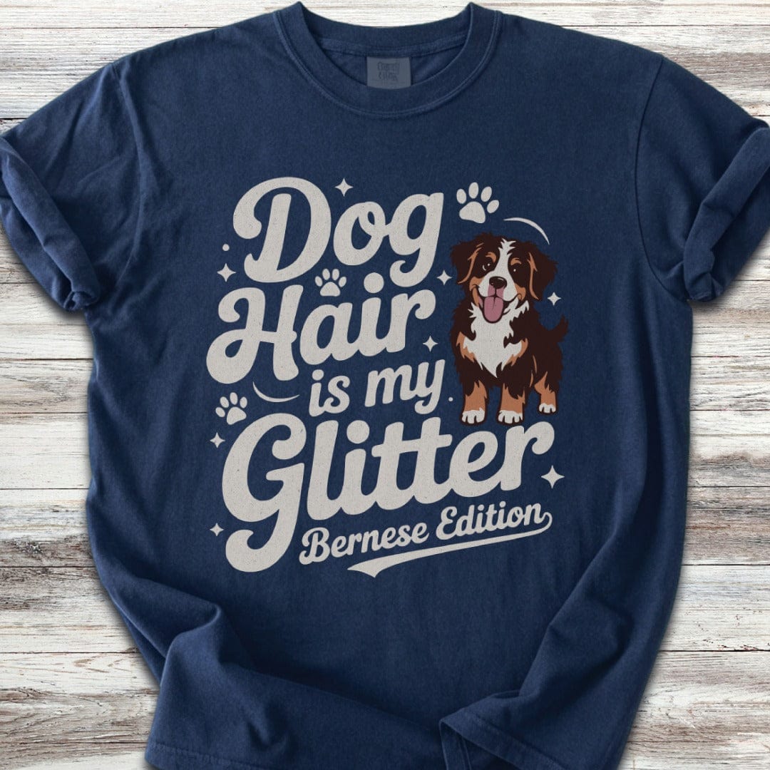 Bernese Mountain Dog Glitter T-Shirt