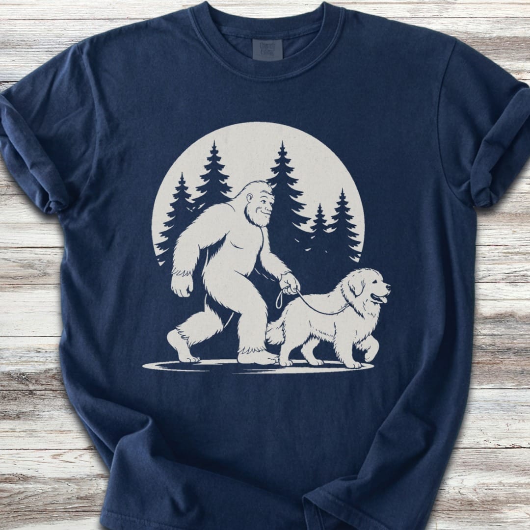 Great Pyrenees Bigfoot T-Shirt