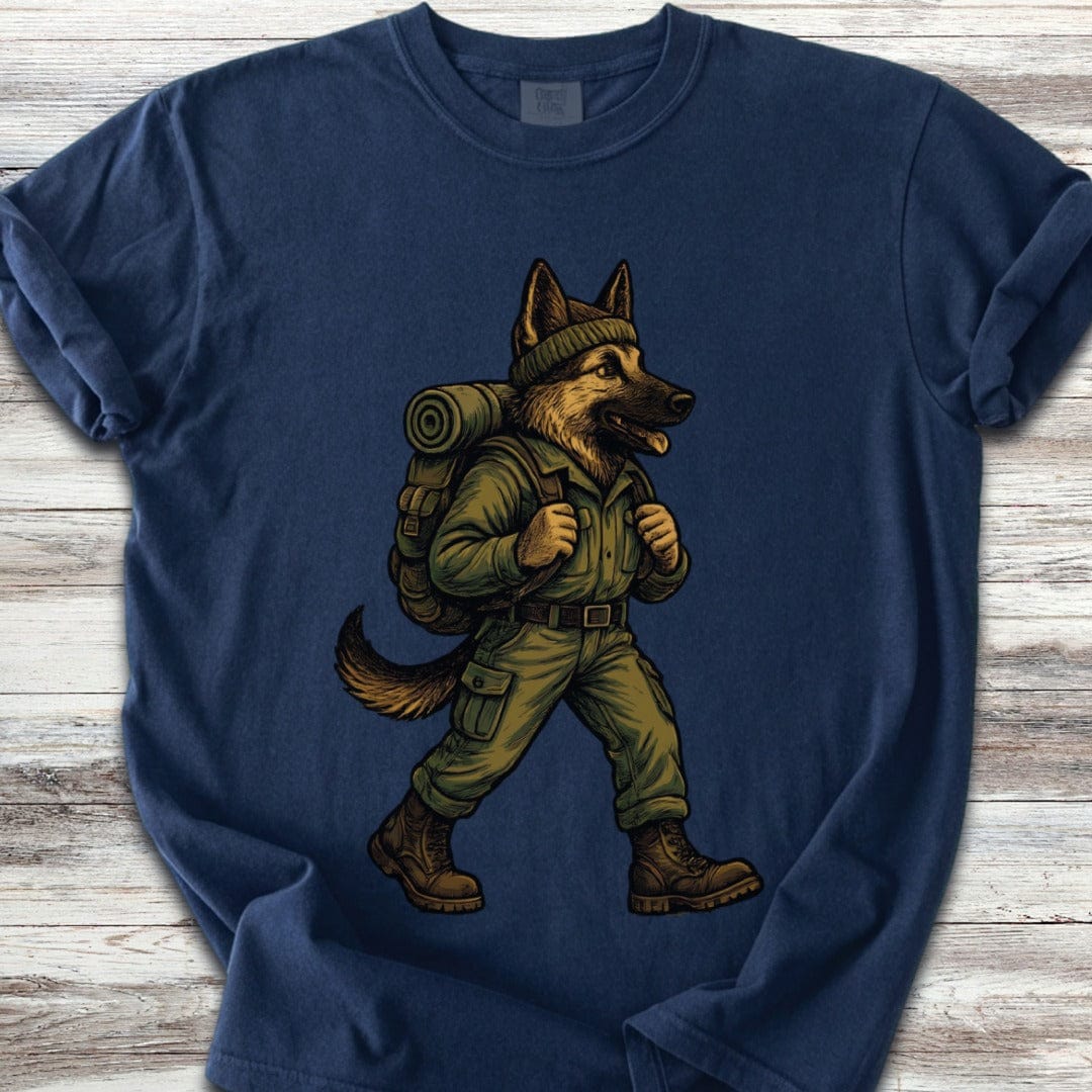 German Shepherd Hiking T-Shirt