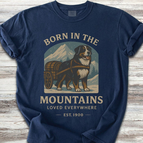 Bernese Mountain Dog Born T-Shirt