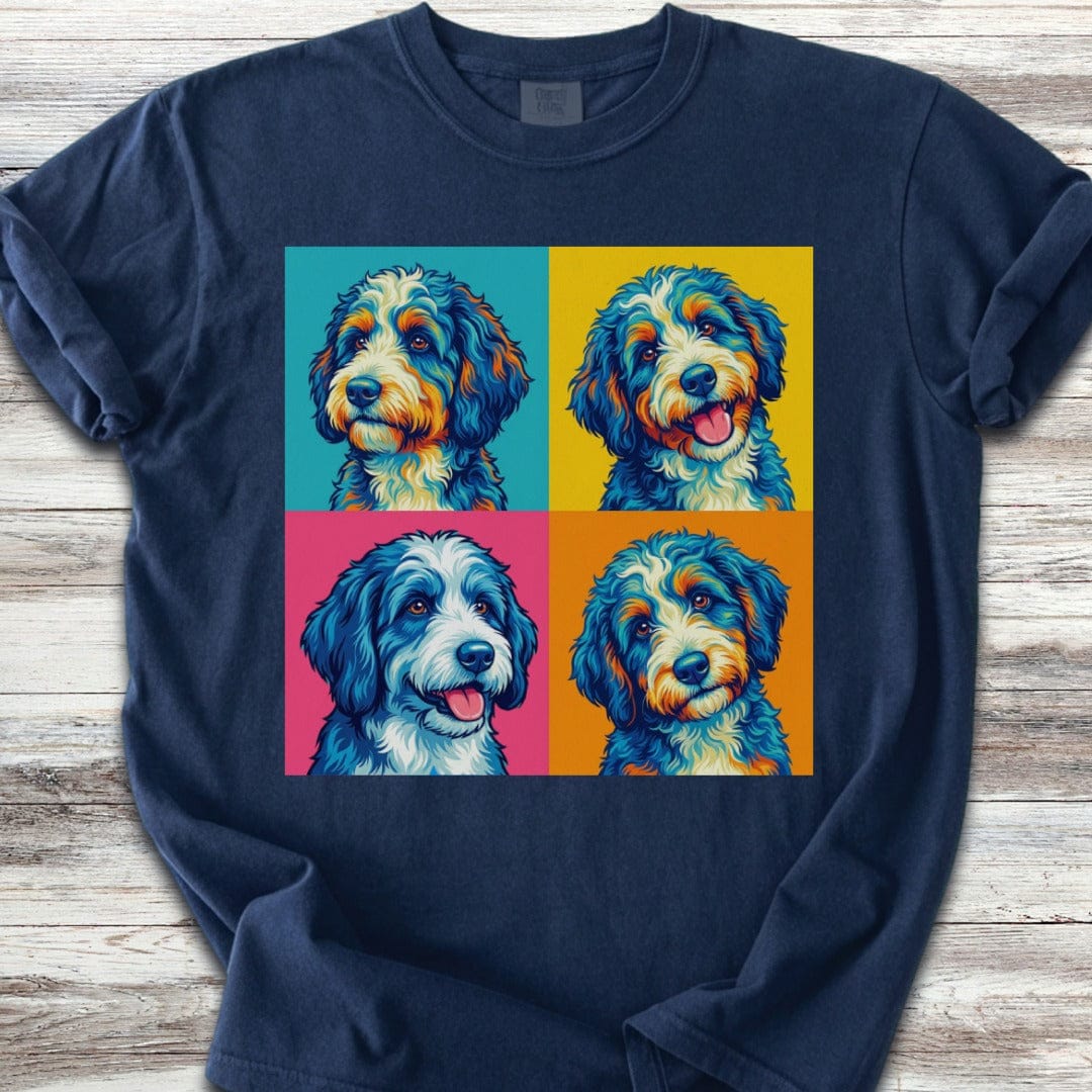 Bernedoodle Pop Art T-Shirt