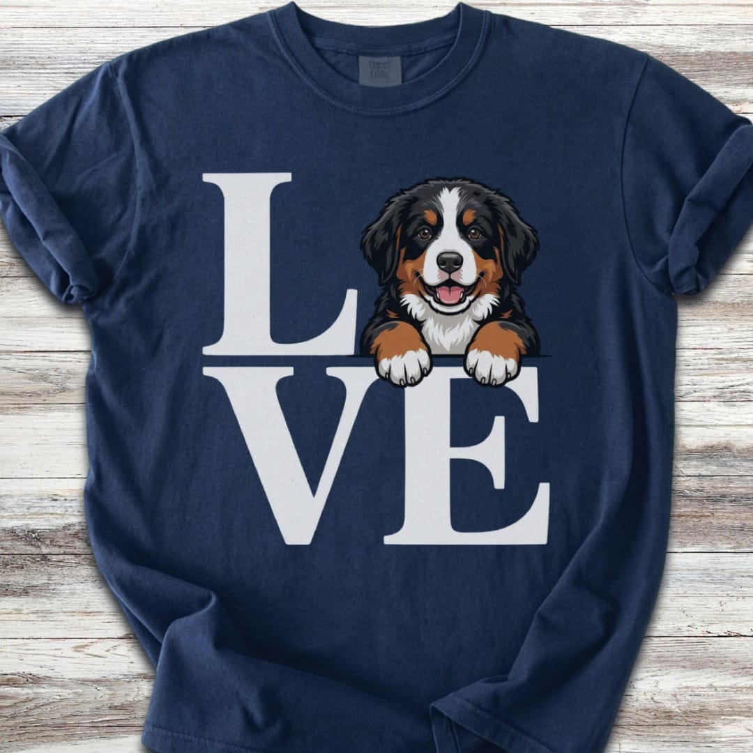 Bernese Mountain Dog Puppy Love T-Shirt