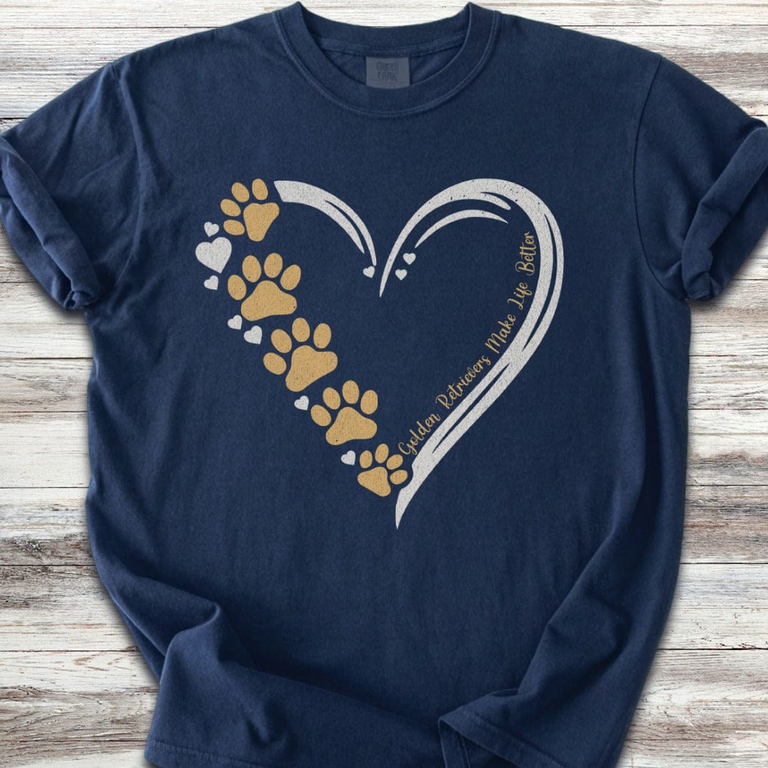 Golden Retriever Loyal Heart T-Shirt