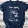Books Dogs Coffee T-Shirt