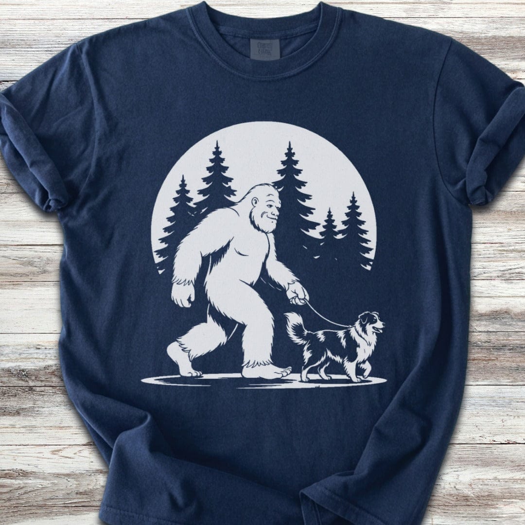 Australian Shepherd Bigfoot T-Shirt