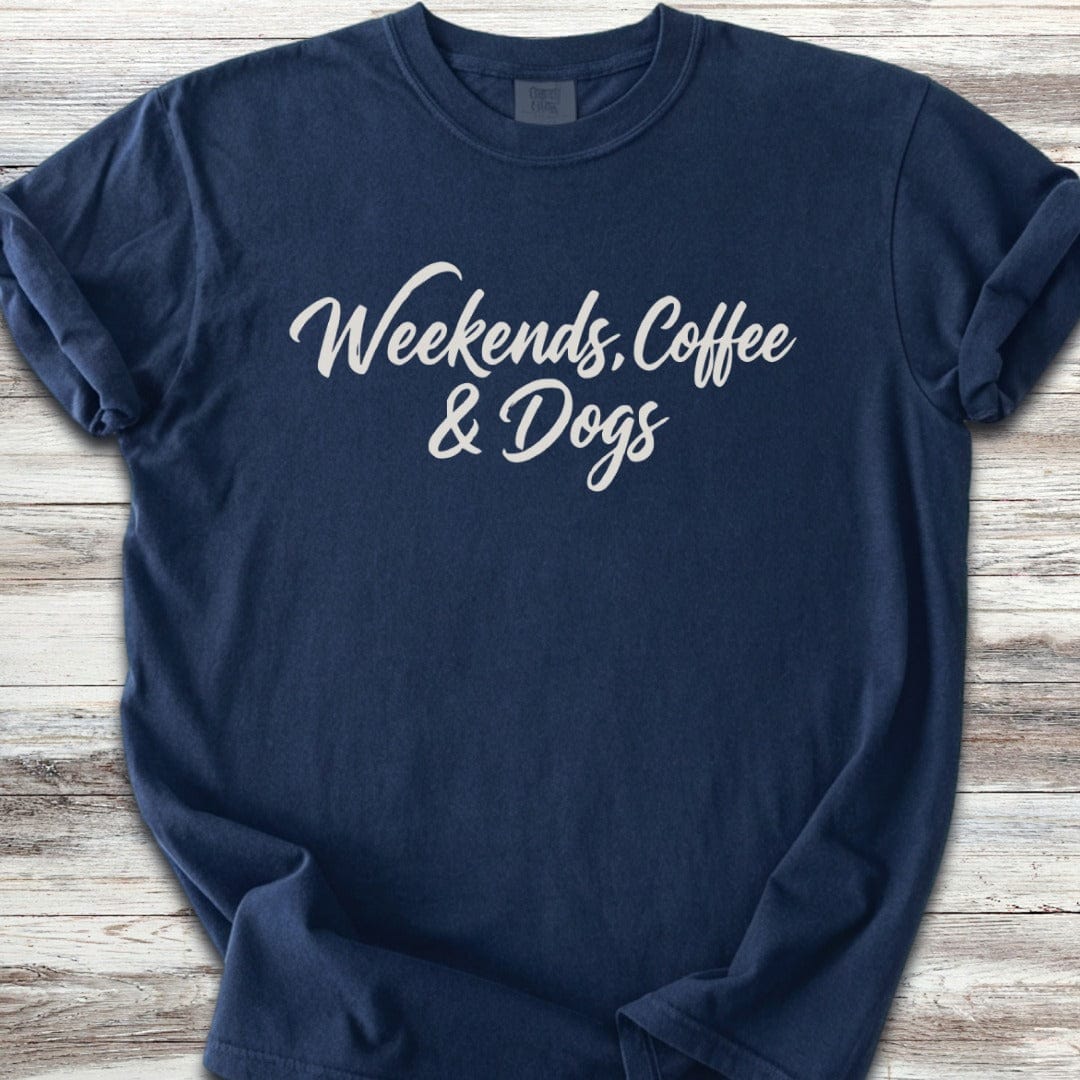 Weekends Coffee Dogs T-Shirt