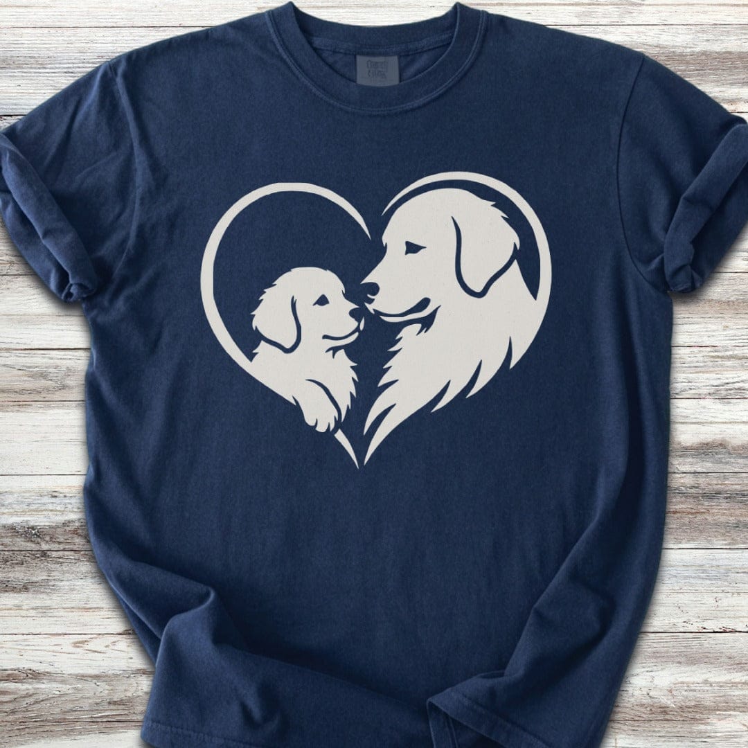Golden Retriever Heart Bond T-Shirt