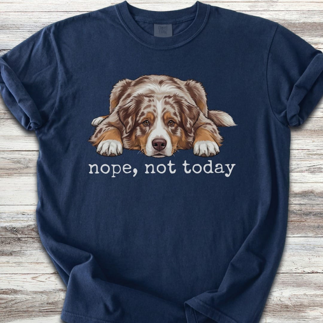 Australian Shepherd Red Nope T-Shirt