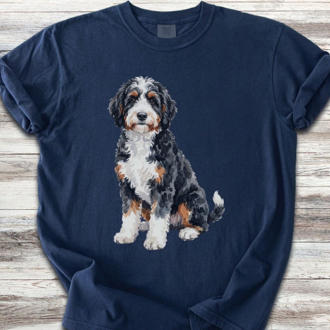 Bernedoodle Watercolor T-Shirt