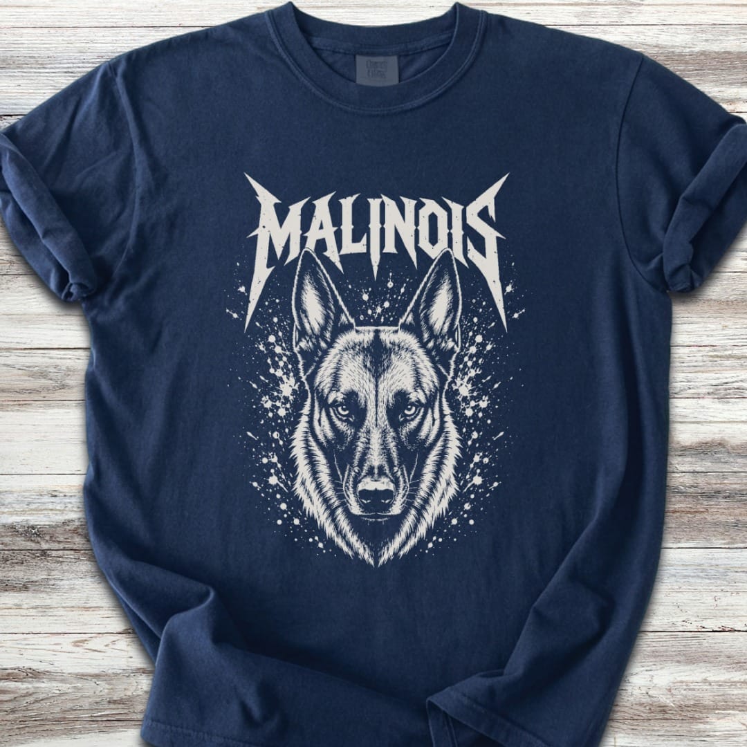 Belgian Malinois Metal T-Shirt