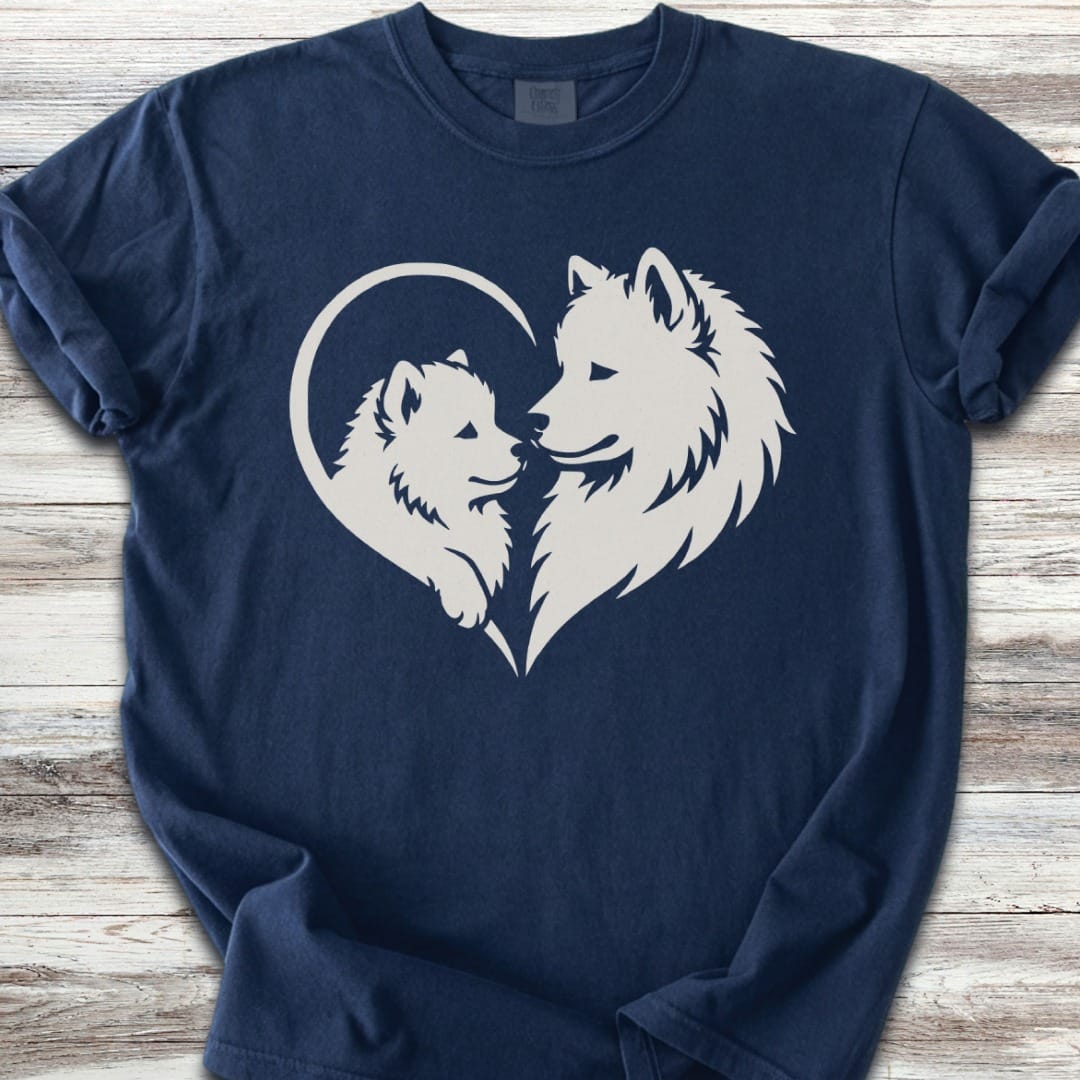 Samoyed Heart Bond T-Shirt